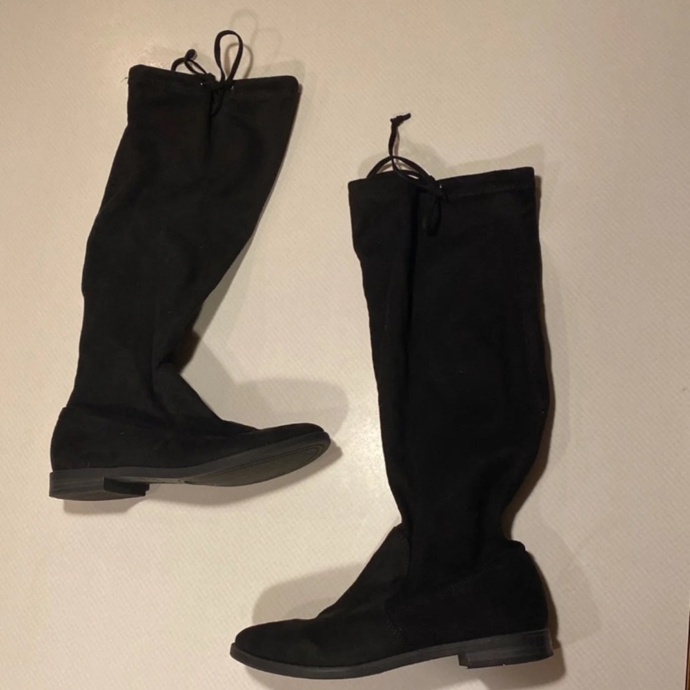 Jessica Simpson Marissa Mid-Calf Suede Boots Black